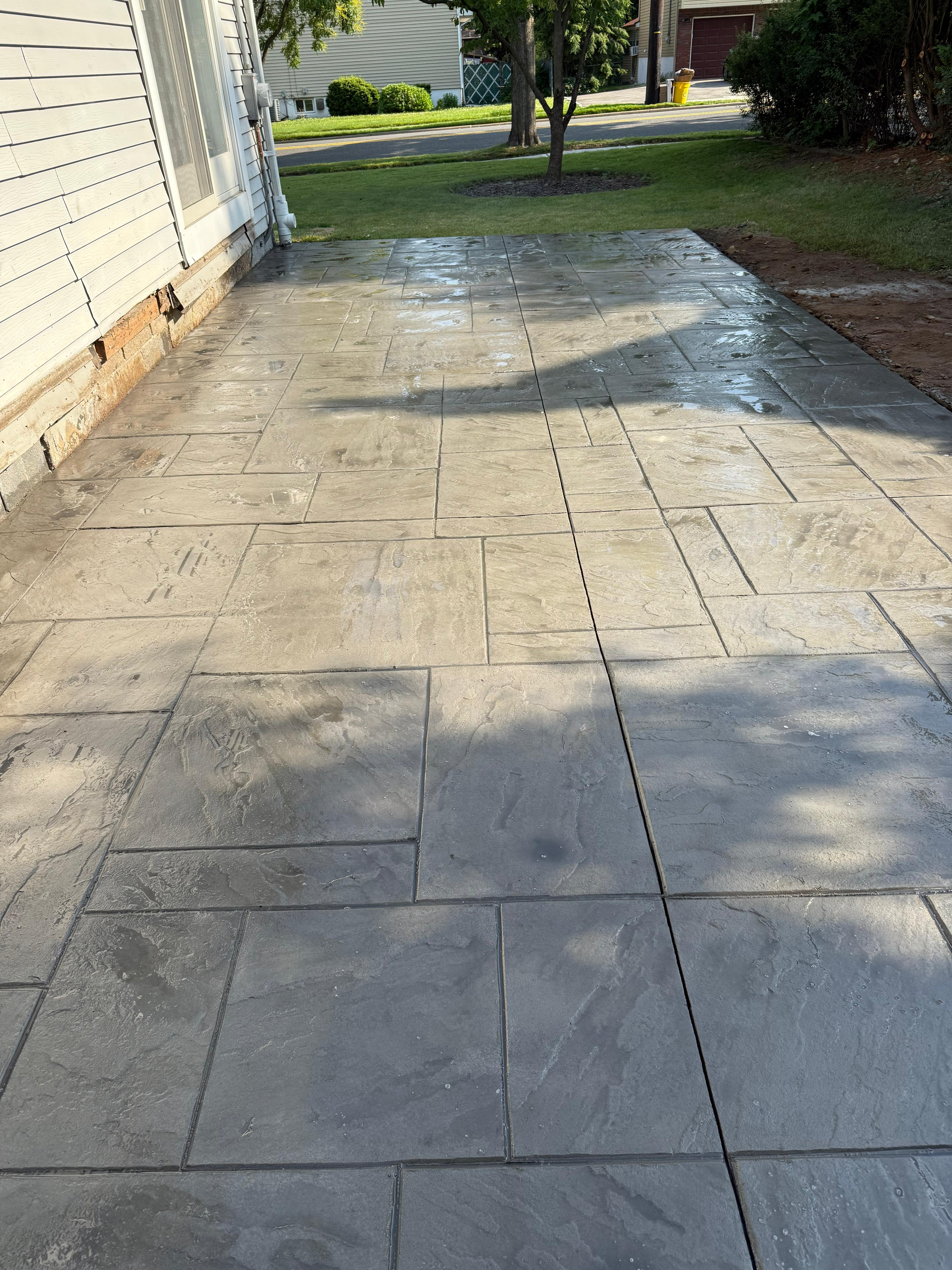 Stamped Concrete Installation